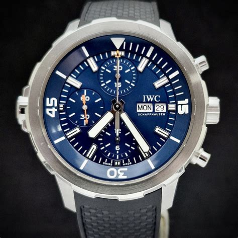 iwc aquatimer chronograph price malaysia|iwc aquatimer chronograph jacques cousteau.